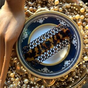 Vintage Tortoise Color Hair Barrette